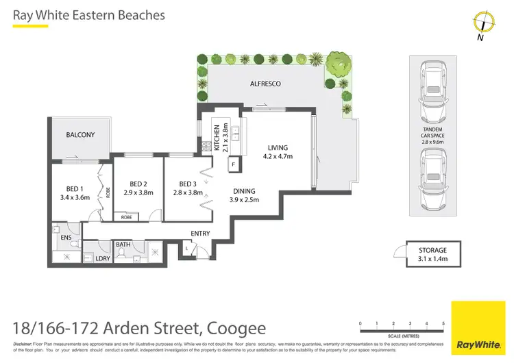 Floorplan of Homely apartment listing, 18/166-172 Arden Street, Coogee NSW 2034