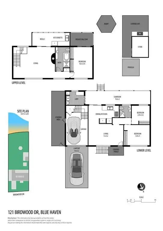 Floorplan of Homely house listing, 121 Birdwood Drive, Blue Haven NSW 2262