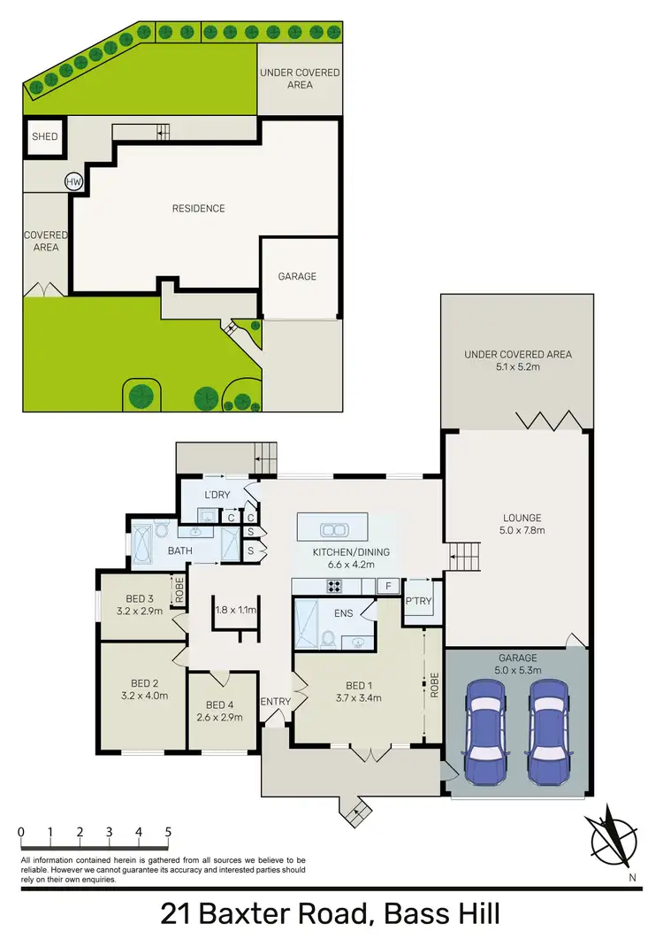 Floorplan of Homely house listing, 21 Baxter Road, Bass Hill NSW 2197