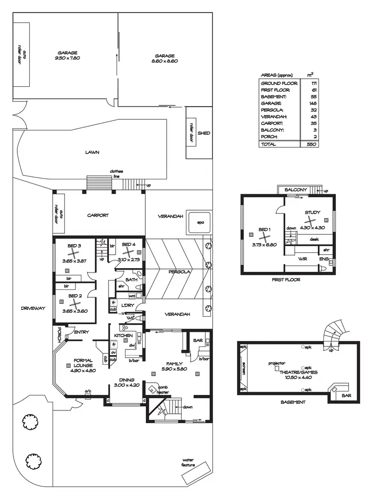 Floorplan of Homely house listing, 1 Mitchell Street, Parafield Gardens SA 5107