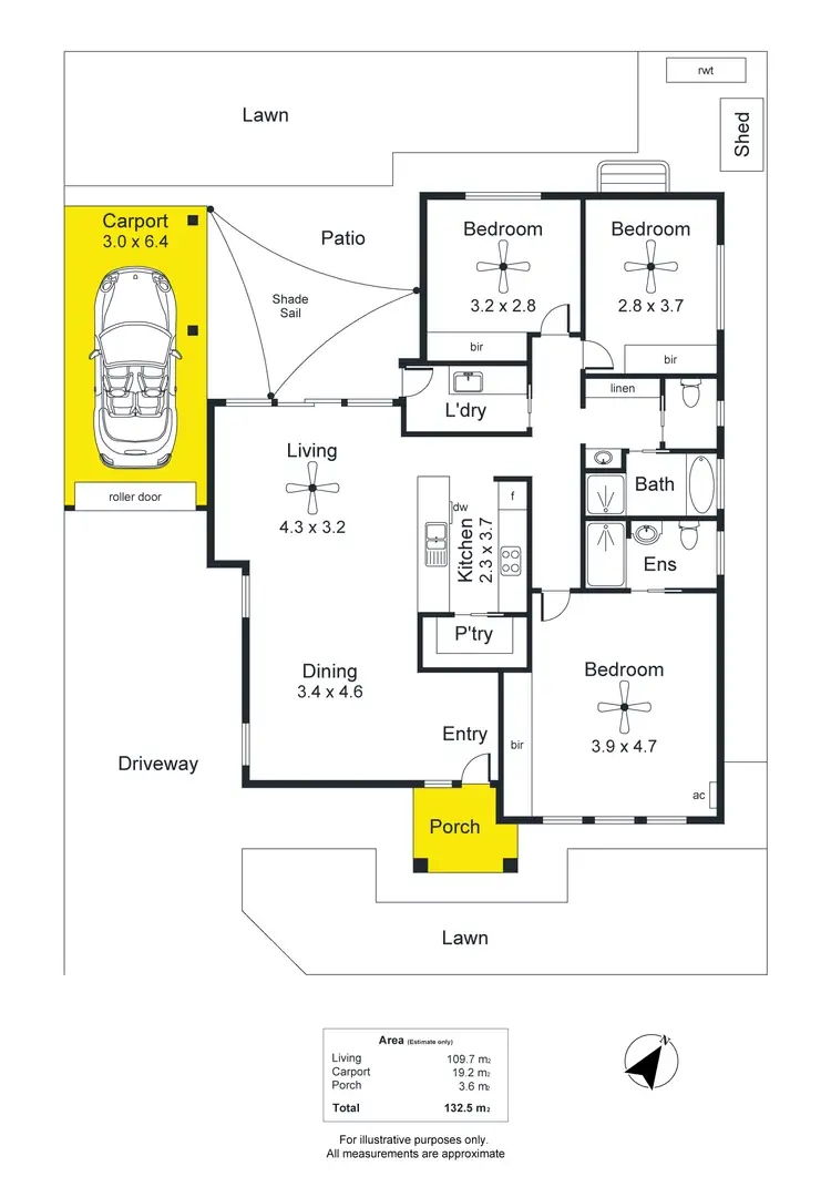 Floorplan of Homely house listing, 57A Shierlaw Street, Richmond SA 5033