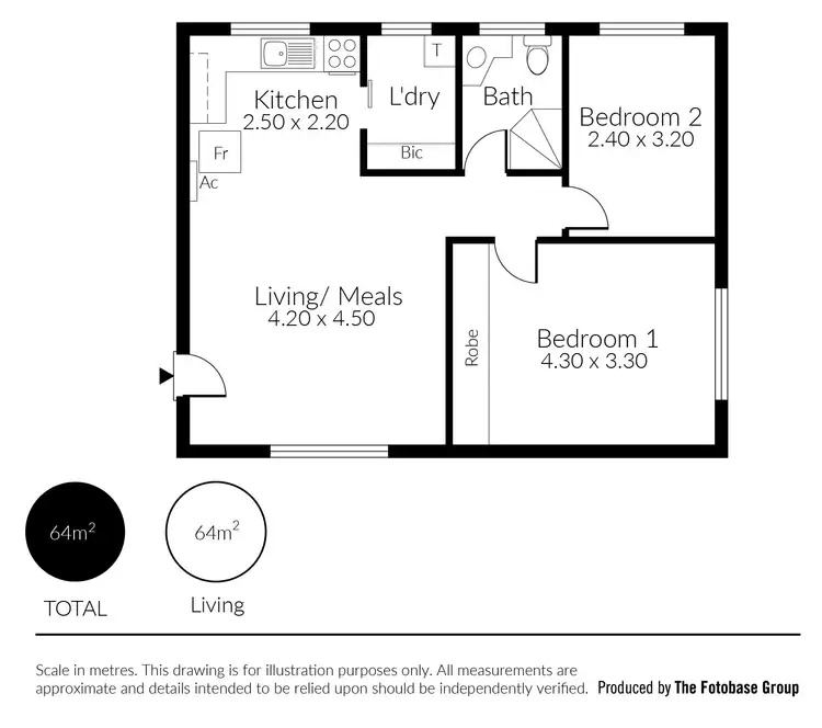 Floorplan of Homely unit listing, 12/23 Davenport Terrace, Hazelwood Park SA 5066