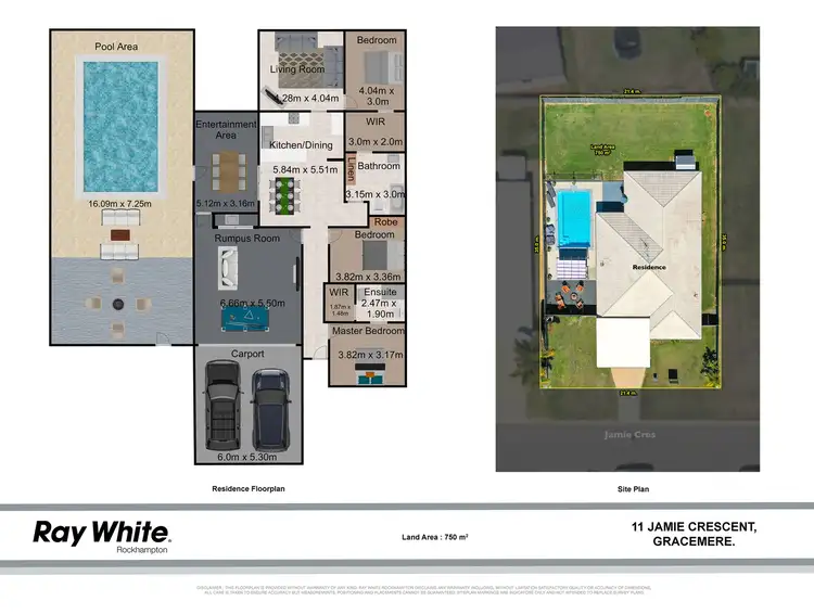 Floorplan of Homely house listing, 11 Jamie Crescent, Gracemere QLD 4702