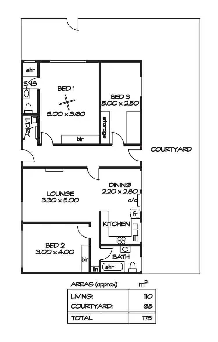 Floorplan of Homely unit listing, 5/11 Davaar Place, Adelaide SA 5000