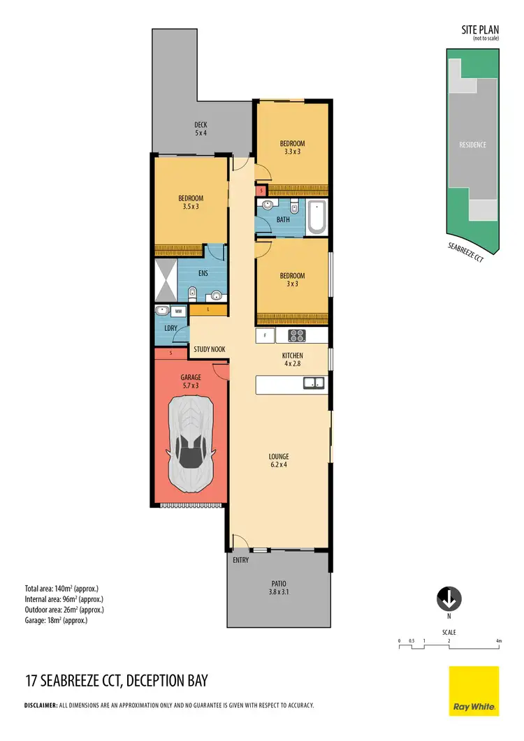 Floorplan of Homely house listing, 17 Seabreeze Circuit, Deception Bay QLD 4508