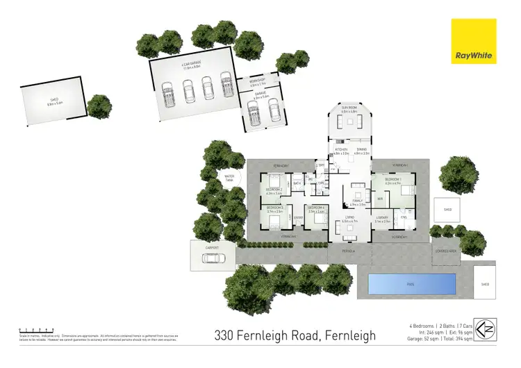 Floorplan of Homely rural property listing, 330 Fernleigh Road, Fernleigh NSW 2479