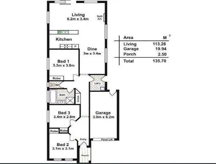 Floorplan of Homely house listing, 11 Monterey Drive, Munno Para West SA 5115