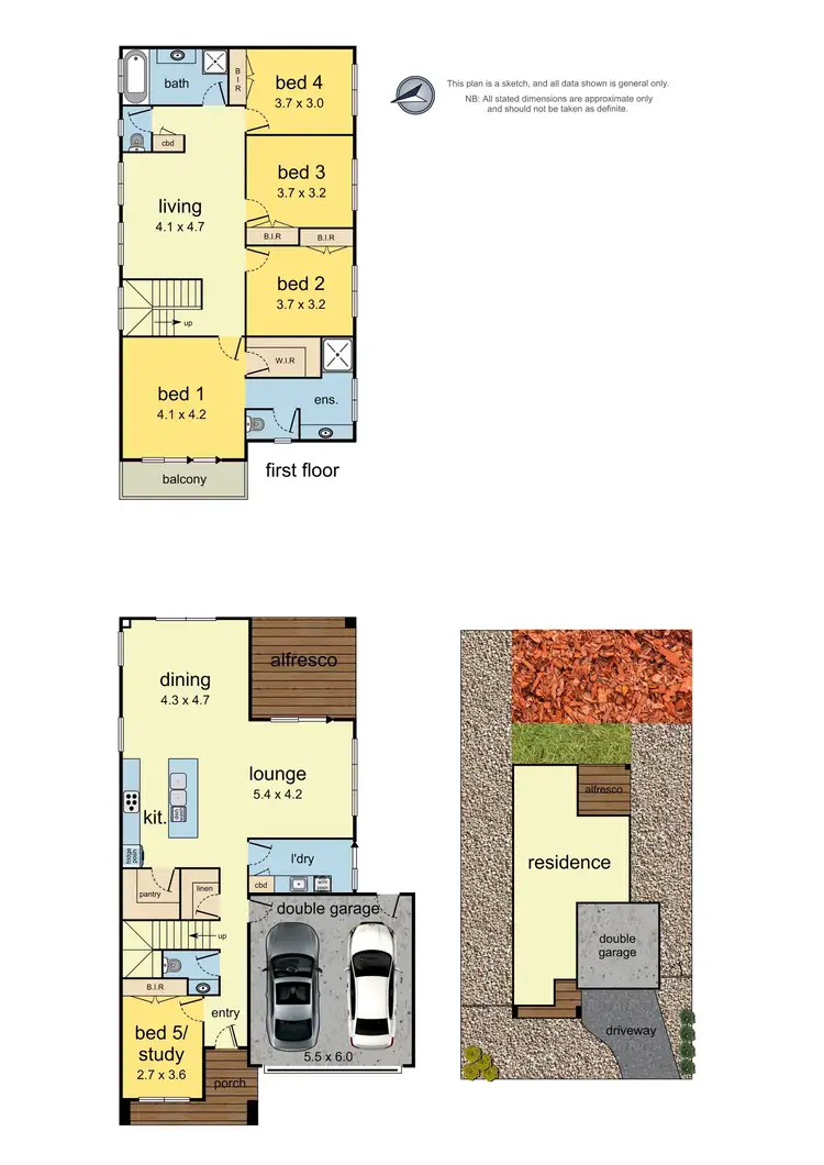 Floorplan of Homely house listing, 128 Evans Drive, Croydon VIC 3136