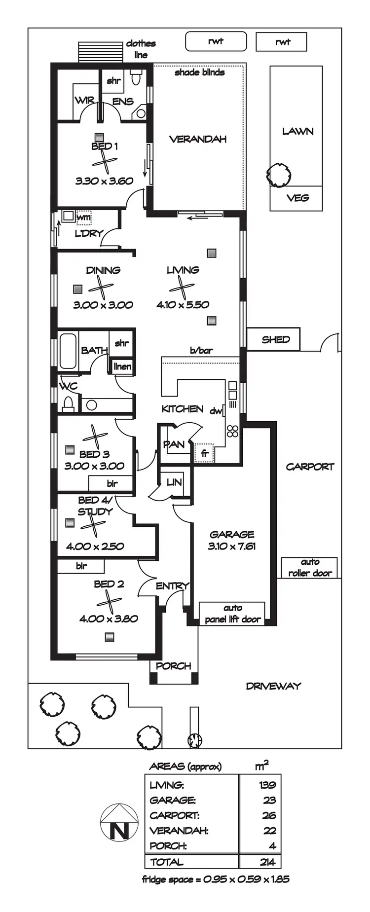 Floorplan of Homely house listing, 40 Newland Way, Mawson Lakes SA 5095