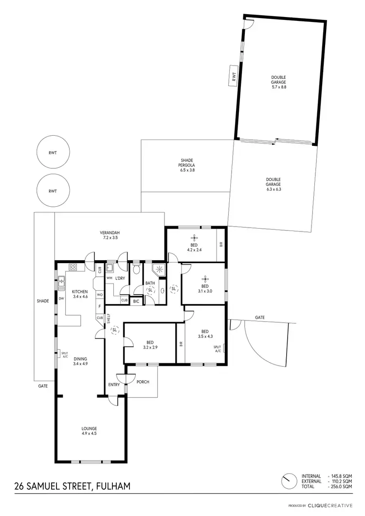 Floorplan of Homely house listing, 26 Samuel Street, Fulham SA 5024