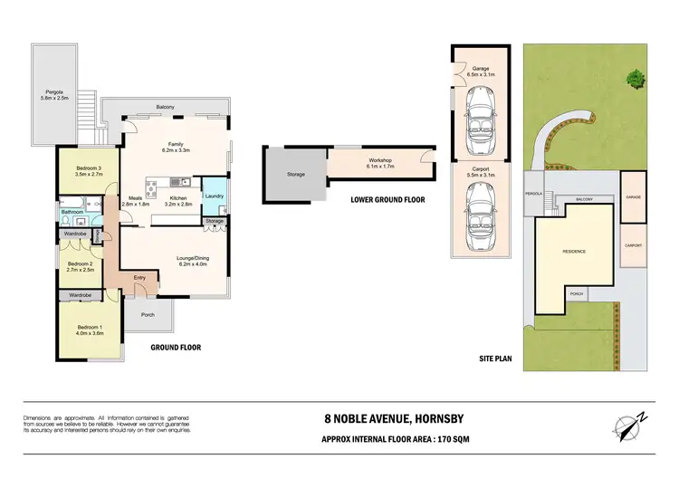 Floorplan of Homely house listing, 8 Noble Street, Hornsby NSW 2077