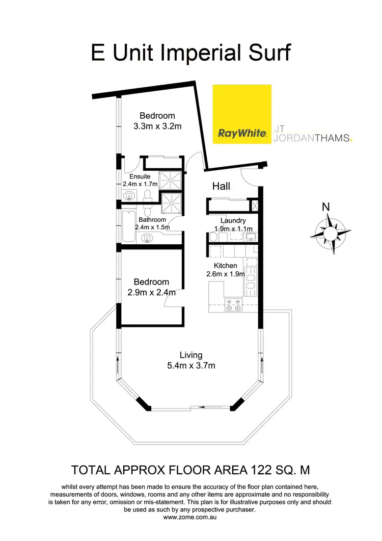 Floorplan of Homely apartment listing, 22E/80 The Esplanade, Surfers Paradise QLD 4217