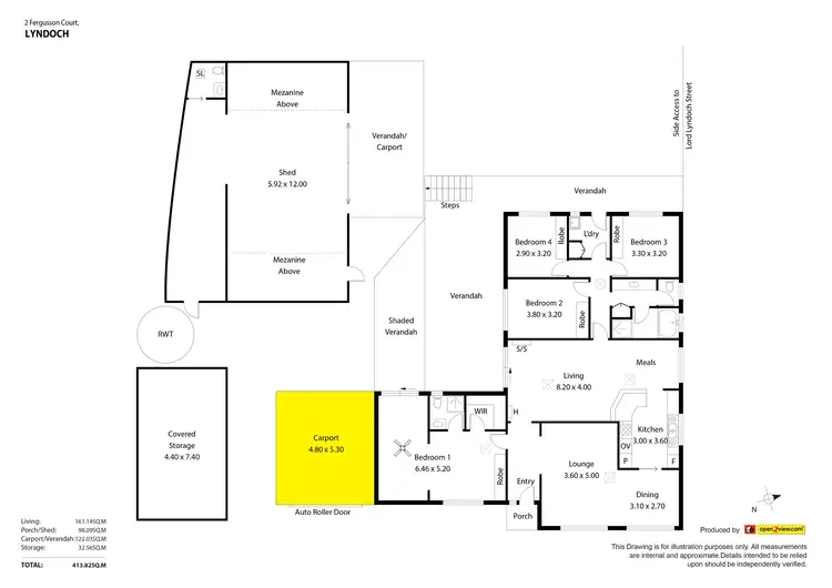 Floorplan of Homely house listing, 2 Fergusson Court, Lyndoch SA 5351