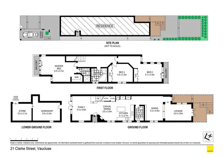 Floorplan of Homely house listing, 21 Clarke Street, Vaucluse NSW 2030