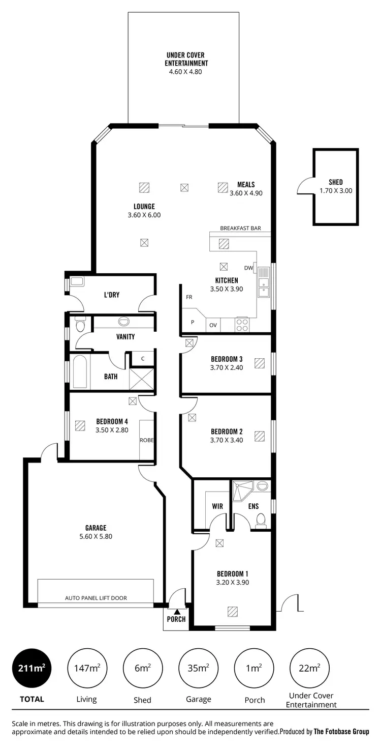 Floorplan of Homely house listing, 131 Folkestone Road, Dover Gardens SA 5048