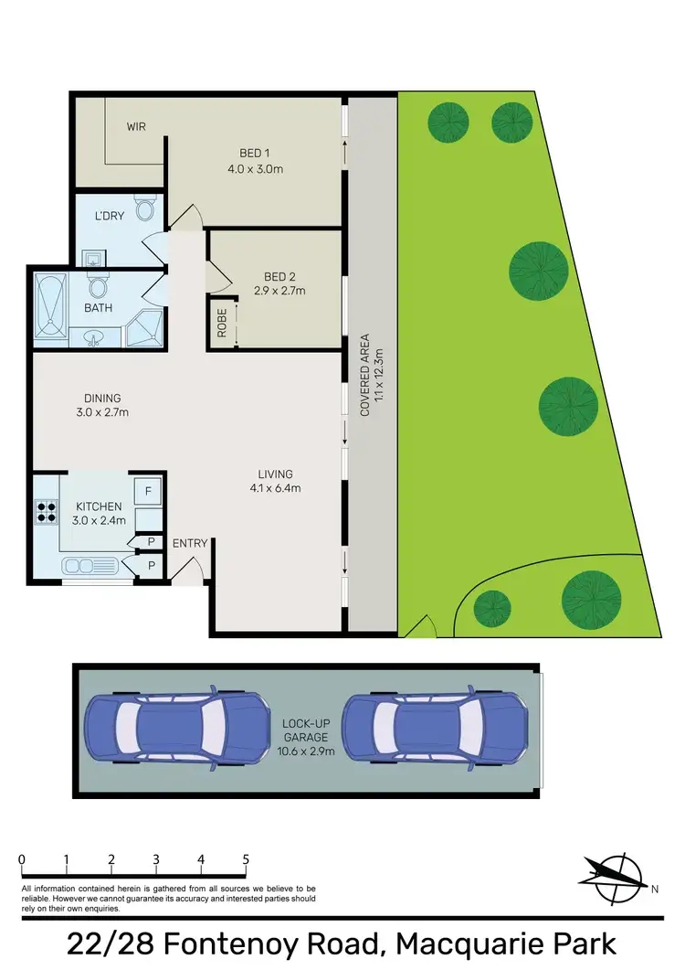 Floorplan of Homely townhouse listing, 22/28-32 Fontenoy Road, Macquarie Park NSW 2113