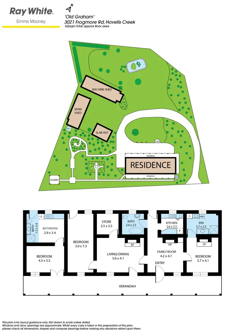 Floorplan of Homely rural property listing, 'Old Graham' Frogmore Road, Hovells Creek NSW 2794