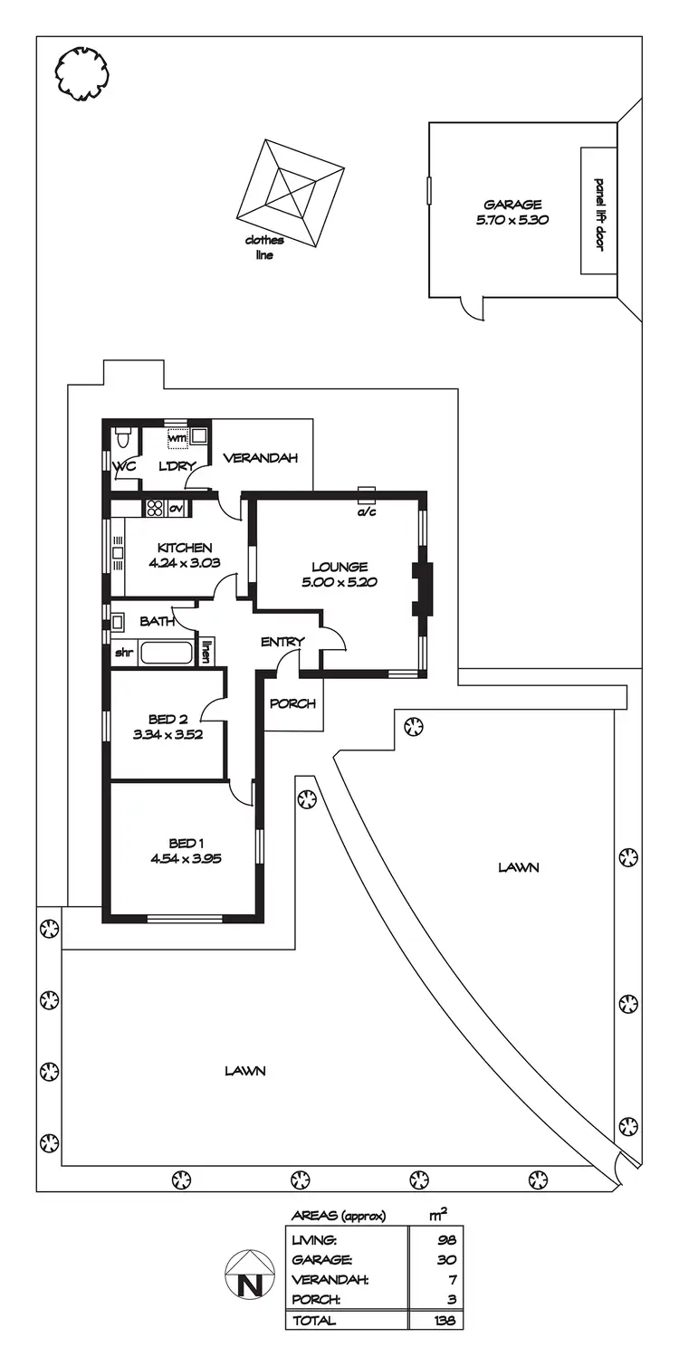 Floorplan of Homely house listing, 2 Cavan Avenue, Renown Park SA 5008