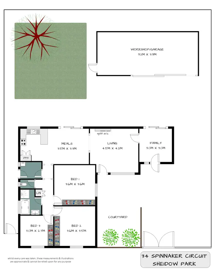 Floorplan of Homely house listing, 34 Spinnaker Circuit, Sheidow Park SA 5158