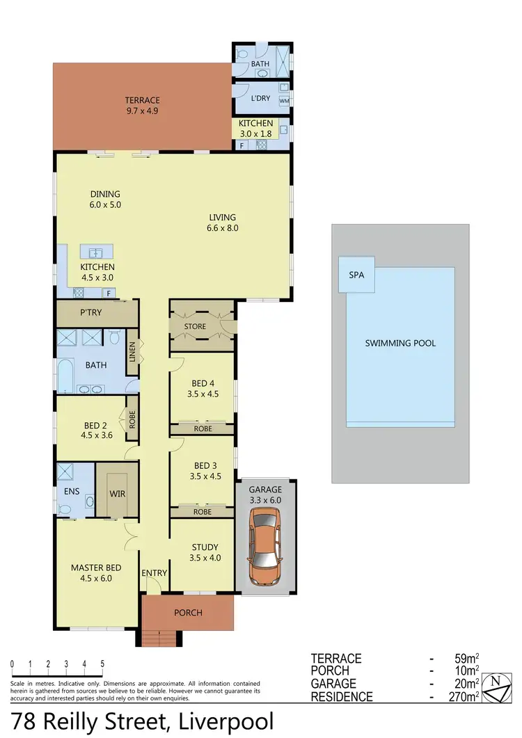 Floorplan of Homely house listing, 78 Reilly Street, Liverpool NSW 2170