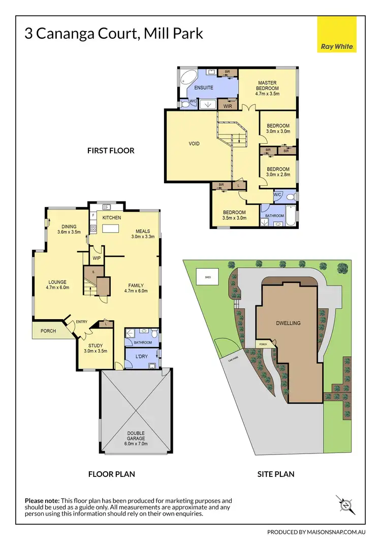 Floorplan of Homely house listing, 3 Cananga Court, Mill Park VIC 3082