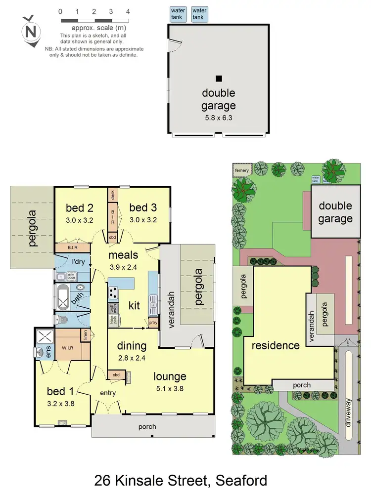 Floorplan of Homely house listing, 26 Kinsale Street, Seaford VIC 3198