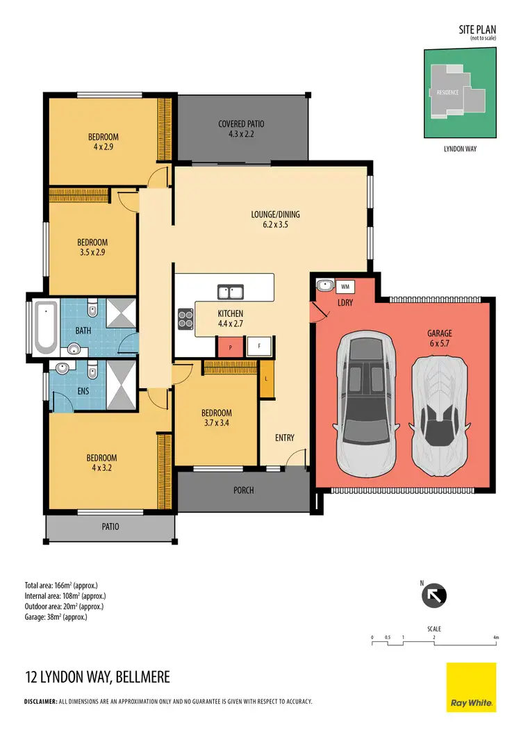 Floorplan of Homely house listing, 12 Lyndon Way, Bellmere QLD 4510