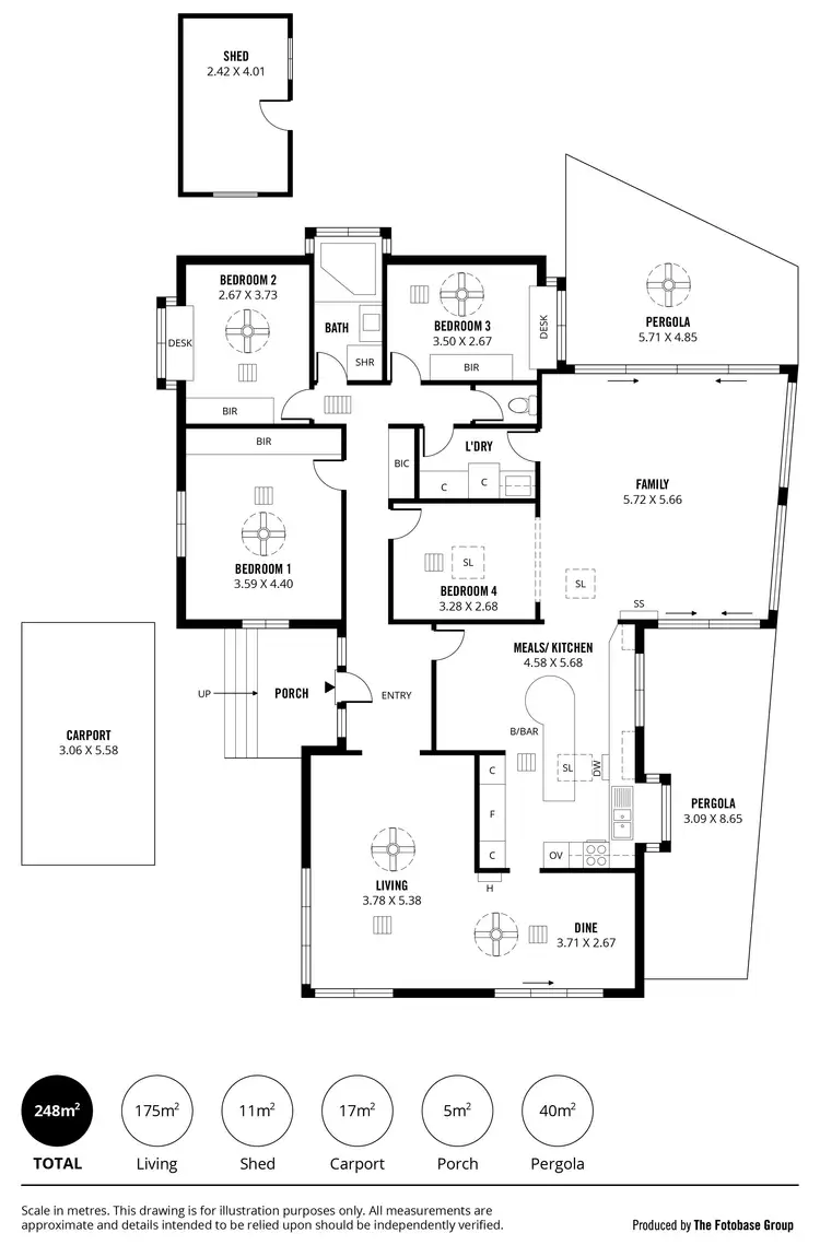 Floorplan of Homely house listing, 17 Dew Street, Aberfoyle Park SA 5159