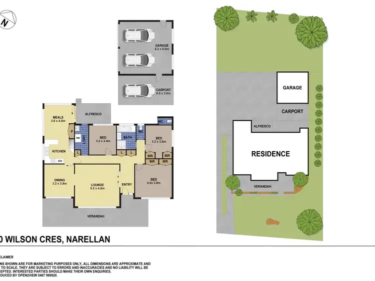 Floorplan of Homely house listing, 20 Wilson Crescent, Narellan NSW 2567