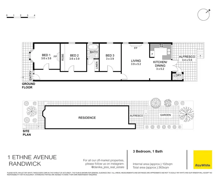 Floorplan of Homely house listing, 1 Ethne Avenue, Randwick NSW 2031