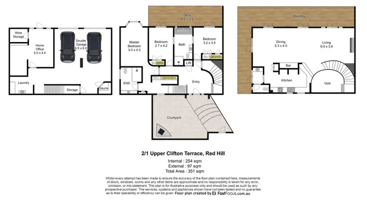 Floorplan of Homely other listing, 2/1 Upper Clifton Terrace, Red Hill QLD 4059