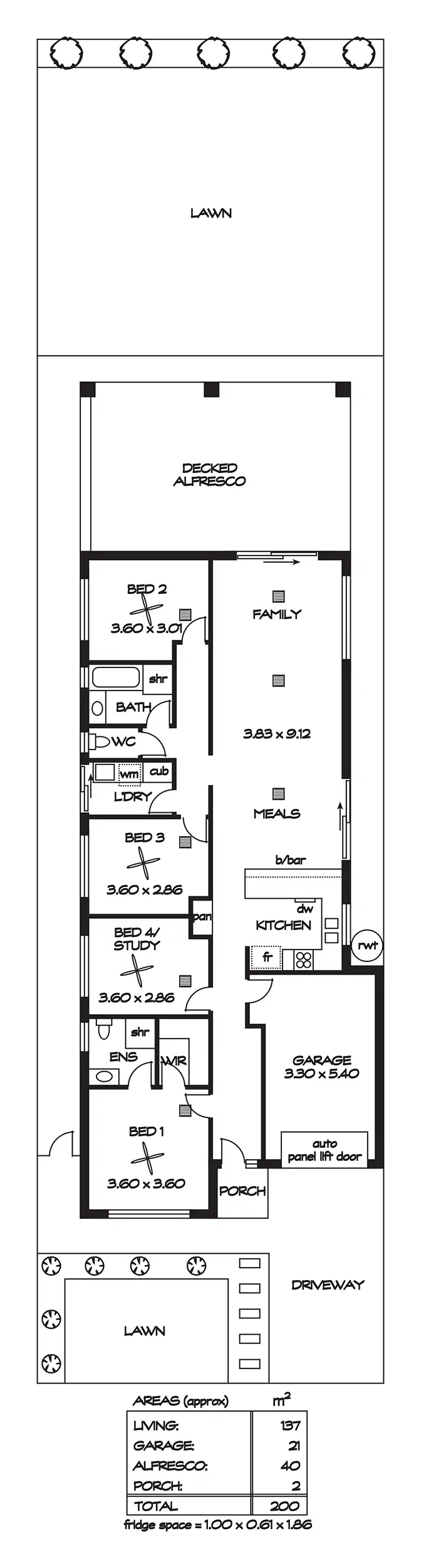 Floorplan of Homely house listing, 7A Lovelock Road, Parafield Gardens SA 5107