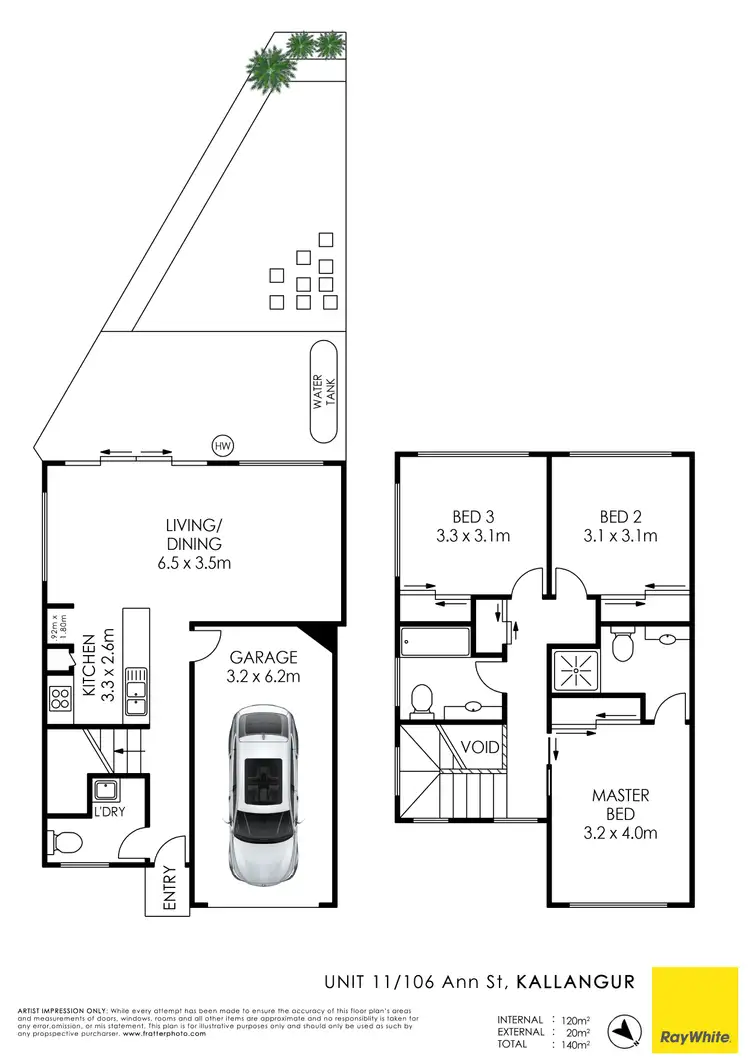 Floorplan of Homely townhouse listing, Unit 11/106 Ann Street, Kallangur QLD 4503