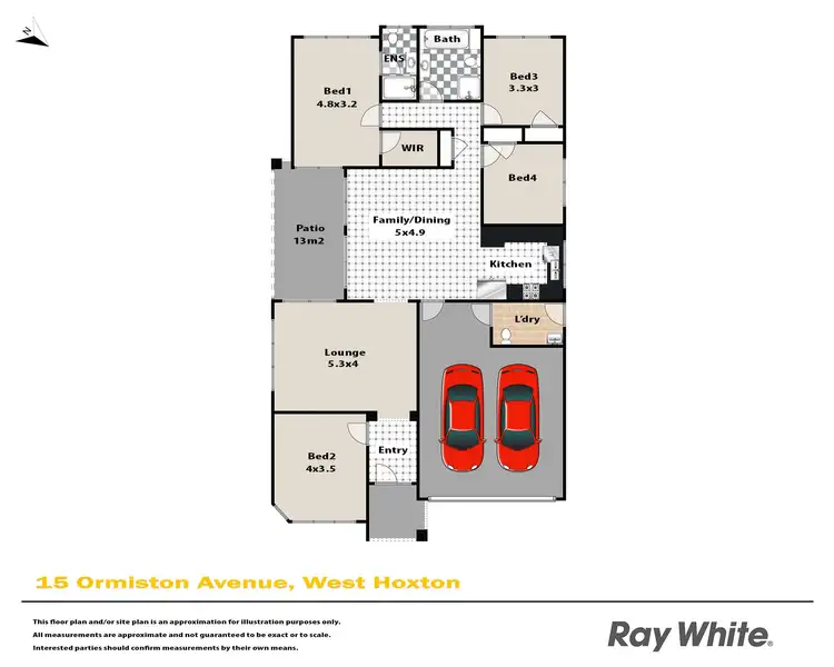 Floorplan of Homely house listing, 15 Ormiston Avenue, West Hoxton NSW 2171