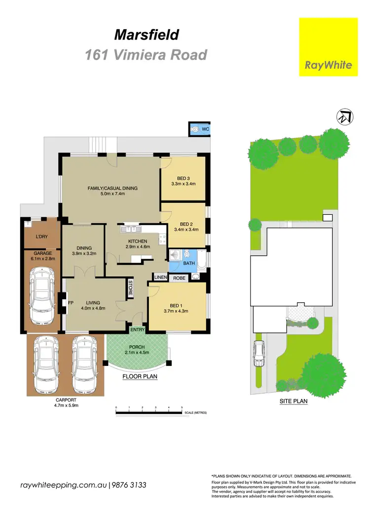 Floorplan of Homely house listing, 161 Vimiera Road, Marsfield NSW 2122