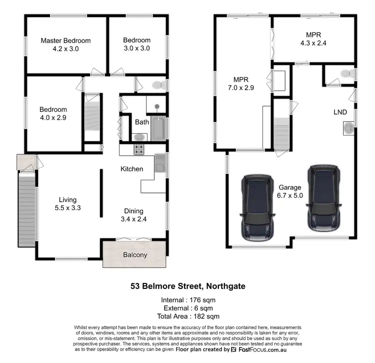 Floorplan of Homely house listing, 53 Belmore Street, Northgate QLD 4013