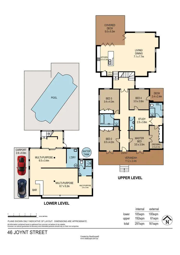 Floorplan of Homely house listing, 46 Joynt Street, Hamilton QLD 4007