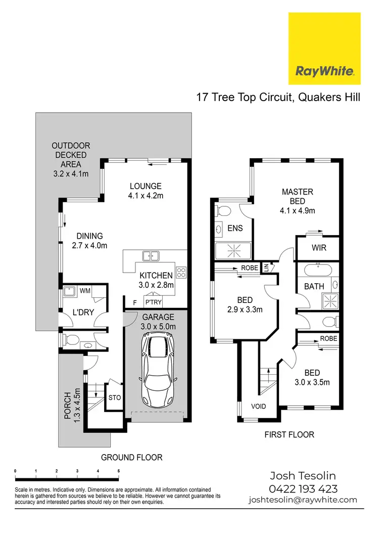 Floorplan of Homely semi-detached listing, 17 Tree Top Circuit, Quakers Hill NSW 2763