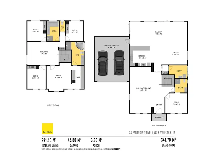 Floorplan of Homely house listing, 33 Fantasia Drive, Angle Vale SA 5117