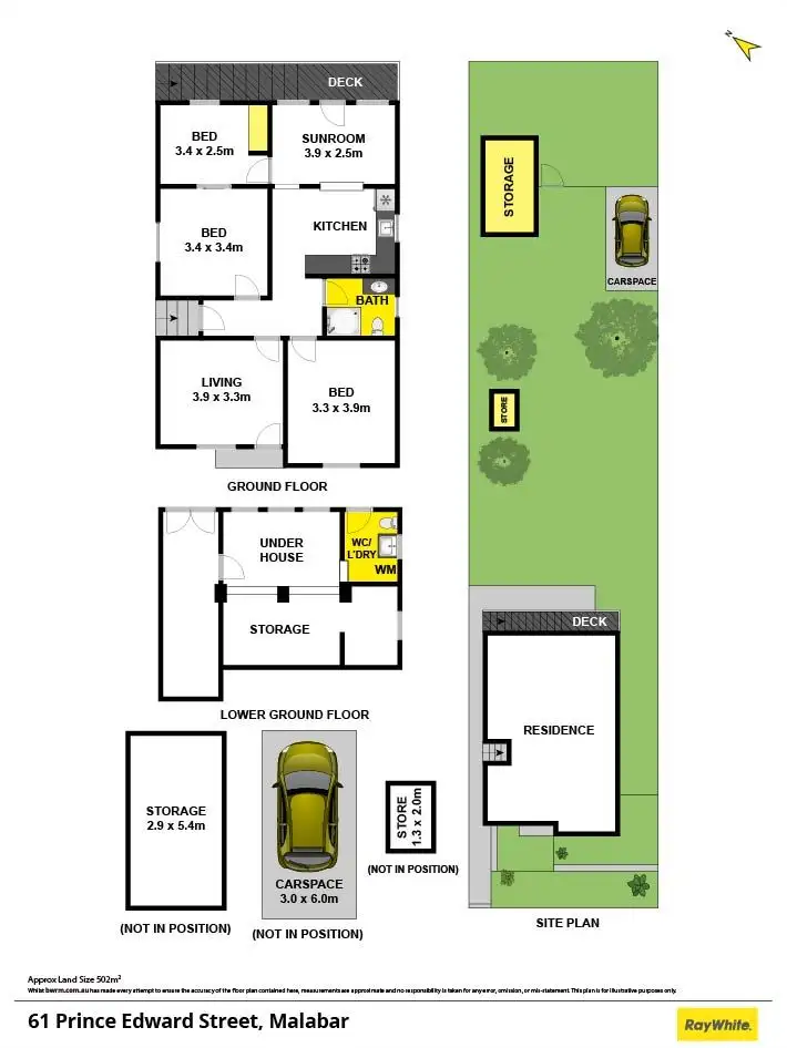 Floorplan of Homely house listing, 61 Prince Edward Street, Malabar NSW 2036