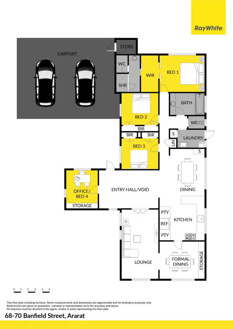 Floorplan of Homely house listing, 68-70 Banfield Street, Ararat VIC 3377