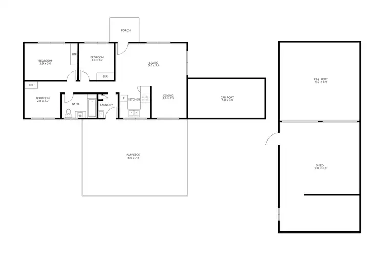 Floorplan of Homely house listing, 13 Petersens Road, Kingsthorpe QLD 4400