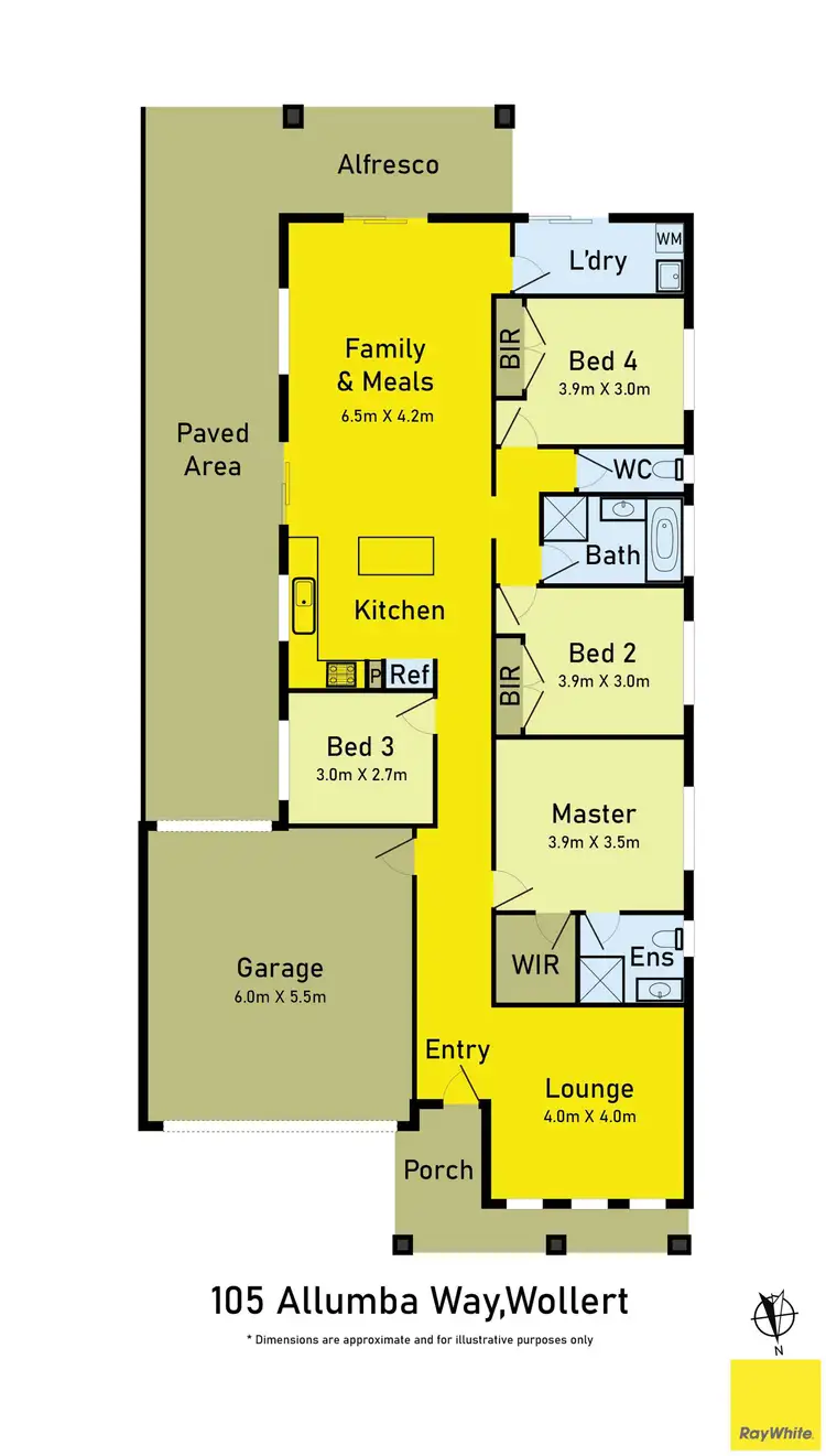 Floorplan of Homely house listing, 105 Allumba Way, Wollert VIC 3750
