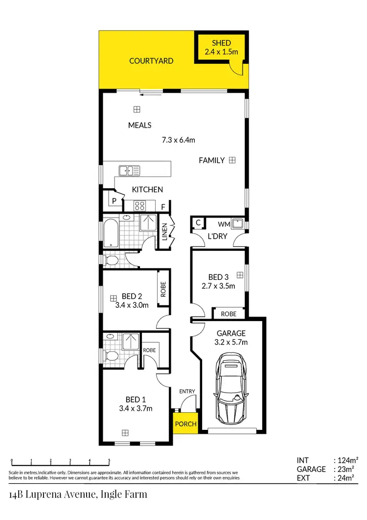 Floorplan of Homely house listing, 14B Luprena Avenue, Ingle Farm SA 5098