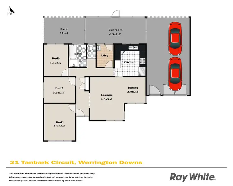 Floorplan of Homely house listing, 21 Tanbark Circuit, Werrington Downs NSW 2747