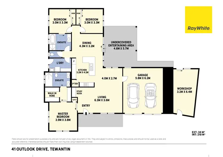 Floorplan of Homely house listing, 41 Outlook Drive, Tewantin QLD 4565