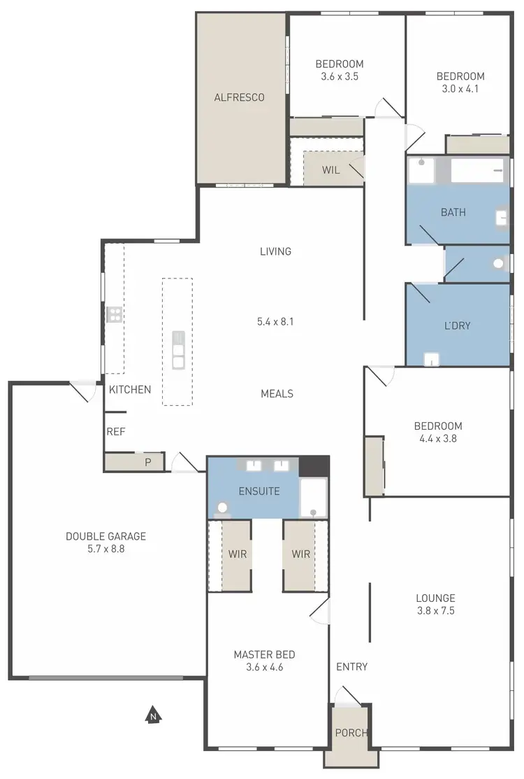 Floorplan of Homely house listing, 71 Urban Drive, Williams Landing VIC 3027
