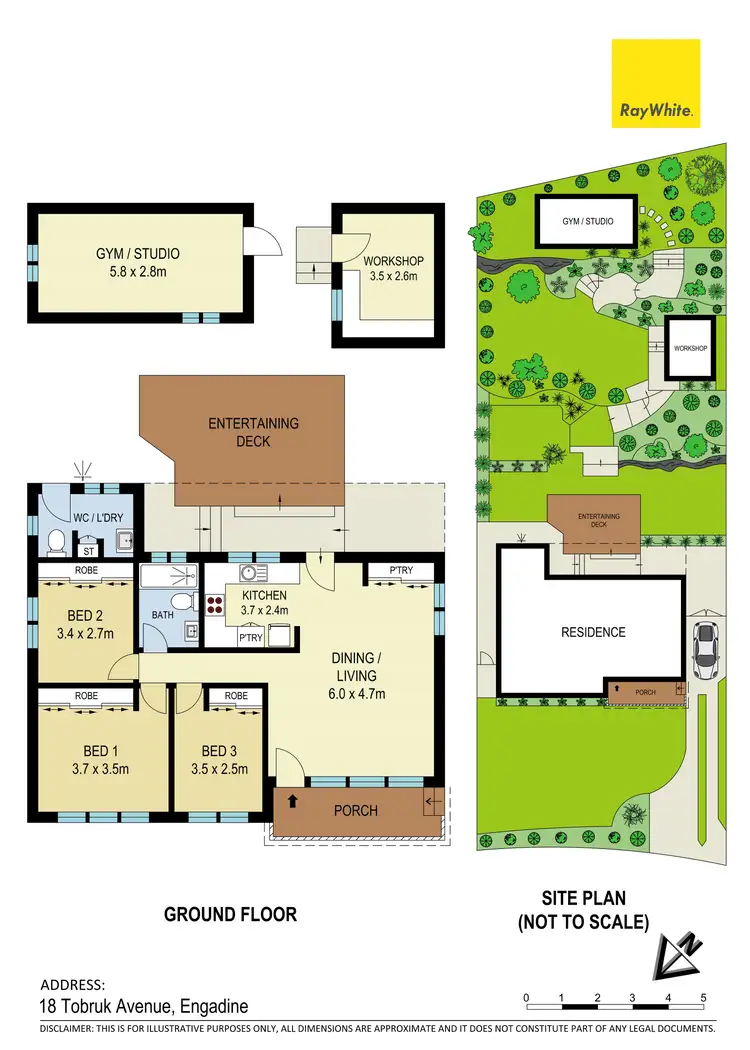 Floorplan of Homely house listing, 18 Tobruk Avenue, Engadine NSW 2233