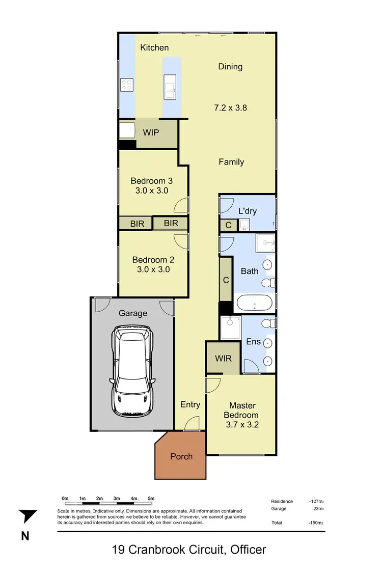 Floorplan of Homely house listing, 19 Cranbrook Circuit, Officer VIC 3809