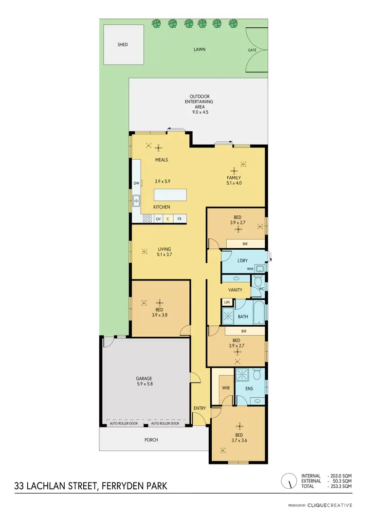 Floorplan of Homely house listing, 33 Lachlan Street, Ferryden Park SA 5010